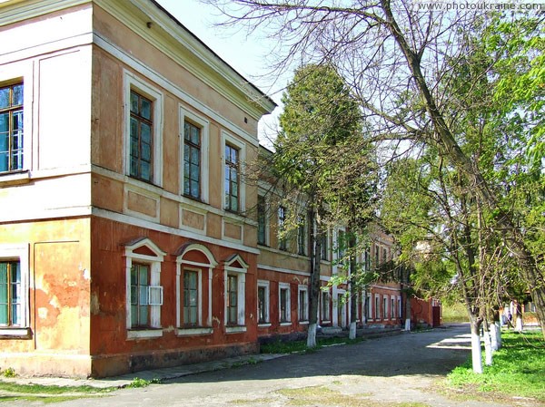 Lukiv. Front facade of palace F. Myonchinskyi Volyn Region Ukraine photos