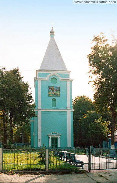 Lyuboml. Front facade of George church Volyn Region Ukraine photos