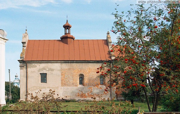 Lyuboml. Church and mountain ash Volyn Region Ukraine photos