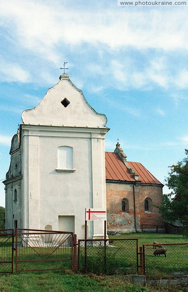 Lyuboml. Territory of Trinity church Volyn Region Ukraine photos