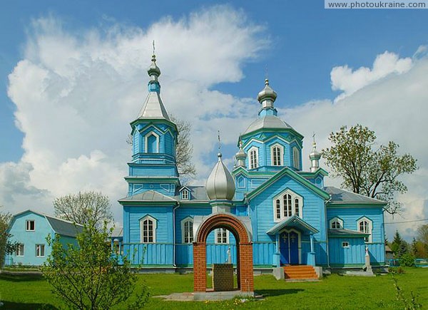 Любомль. Киворий Николаевской церкви Волынская область Фото Украины