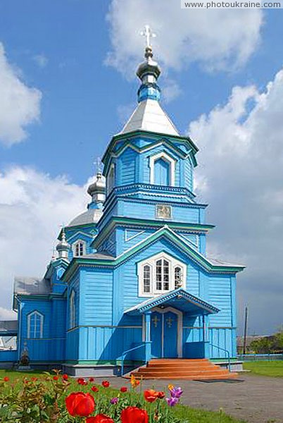Lyuboml. Nicholas church belfry Volyn Region Ukraine photos