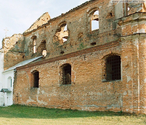 Novyi Zagoriv. Side facade of church Volyn Region Ukraine photos