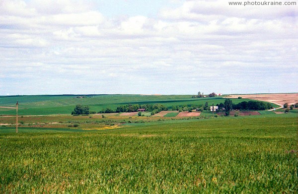 Шклинь. Сельский пейзаж Волынская область Фото Украины