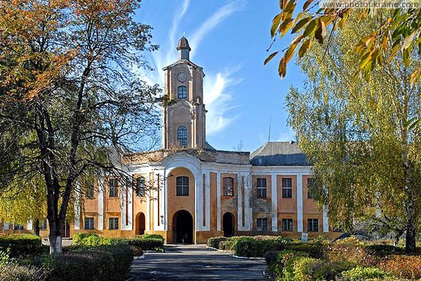 Olyka. Tower is equipped with passage of park Volyn Region Ukraine photos