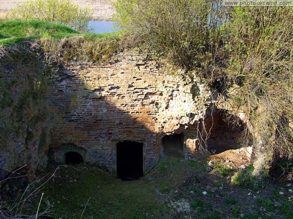 Olyka. Moat castle Radzivil Volyn Region Ukraine photos