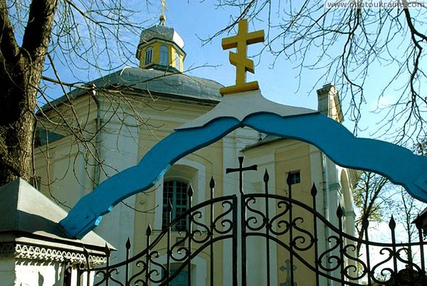 Olyka. Sretenskaya church  oldest orthodox church of small town Volyn Region Ukraine photos