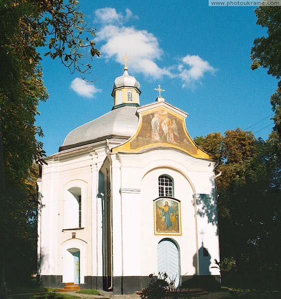 Olyka. Front facade of Sretenskaya church Volyn Region Ukraine photos