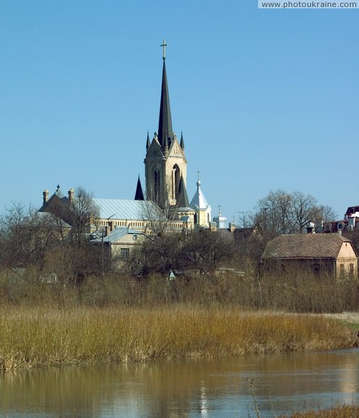 Lutsk. Evangelic house on Styr Volyn Region Ukraine photos