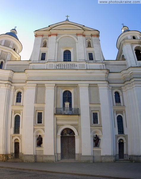 Lutsk. Front facade of Peter and Paul church Volyn Region Ukraine photos