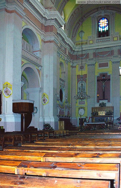 Lutsk. Interior of Peter and Paul church Volyn Region Ukraine photos