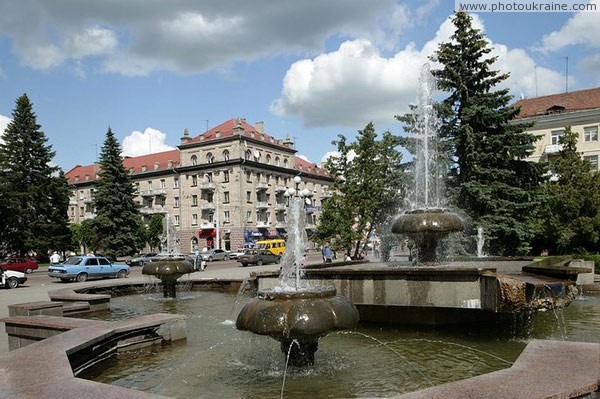 Lutsk. Fountain city Volyn Region Ukraine photos