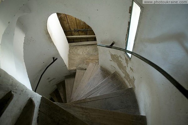 Lutsk. Lutsk castle, steep tower steps Volyn Region Ukraine photos