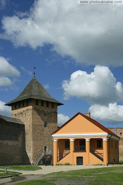 Lutsk. Lutsk castle, in fortress is winter Volyn Region Ukraine photos