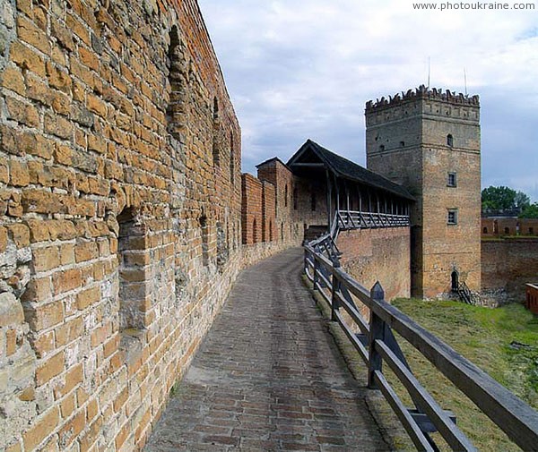 Lutsk. Lutsk castle, inside facade Styrska tower Volyn Region Ukraine photos