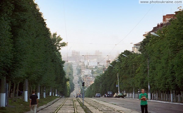 Dniprodzerzhynsk. Lenin's Avenue Dnipropetrovsk Region Ukraine photos