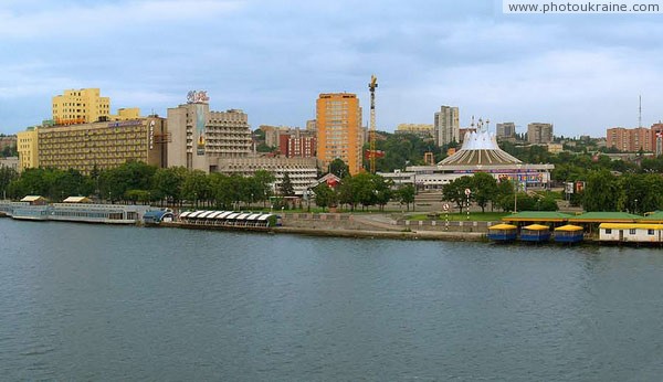 Dnipropetrovsk. Part of Dnieper embankment Dnipropetrovsk Region Ukraine photos