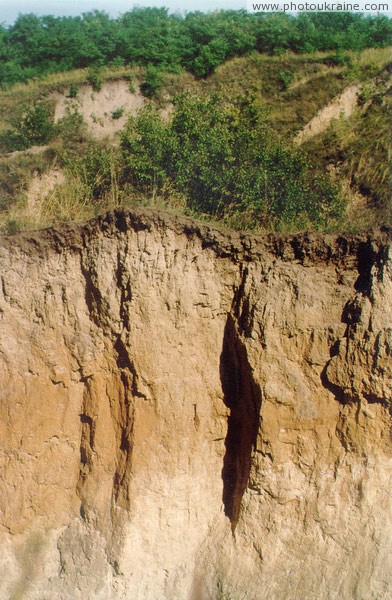 Stari Kodaky. Quaternary rocks Dnipropetrovsk Region Ukraine photos