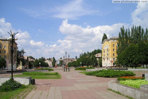 Kryvyi Rih. Houses of Soviet square Dnipropetrovsk Region Ukraine photos