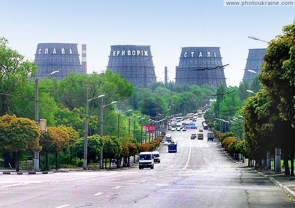 Kryvyi Rih. Indicative urban highways Dnipropetrovsk Region Ukraine photos