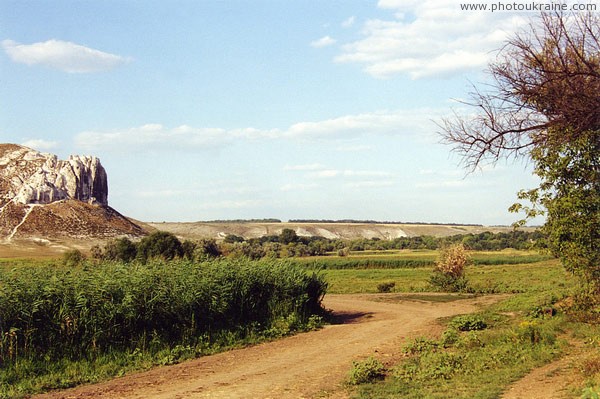 Bilokuzmynivka. Valley river Bilenka Donetsk Region Ukraine photos