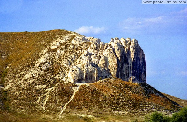 Bilokuzmynivka. Cretaceous rocks Donetsk Region Ukraine photos