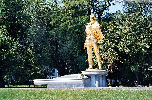 Donetsk. Monument to Anatoliy Solovianenko Donetsk Region Ukraine photos