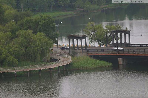 Donetsk. Left bank of Makiivskyi bridge Donetsk Region Ukraine photos