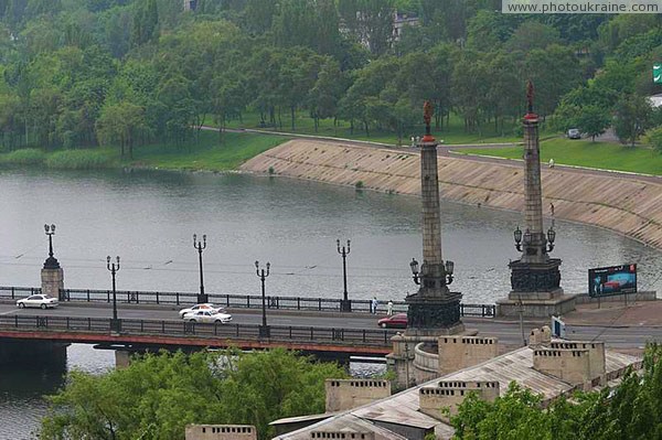 Donetsk. Right-bank part of Makiivskyi bridge Donetsk Region Ukraine photos