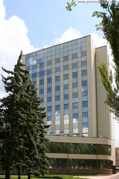 Donetsk. Building of Prominvestbank Donetsk Region Ukraine photos