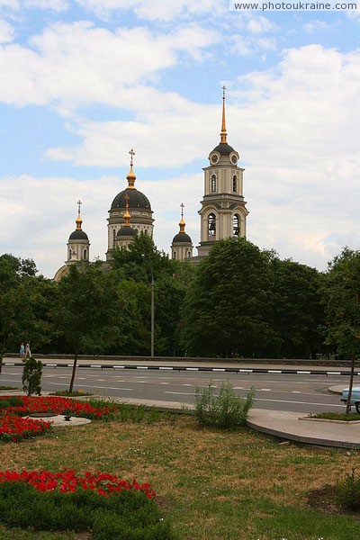 Donetsk. Silhouette of Cathedral Donetsk Region Ukraine photos