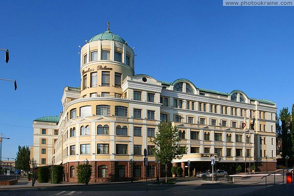 Donetsk. Parade facades of hotel Donbas Palace Donetsk Region Ukraine photos