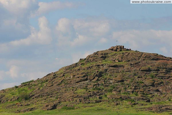 Kamiani Mohyly Reserve. Preservation landscape Donetsk Region Ukraine photos