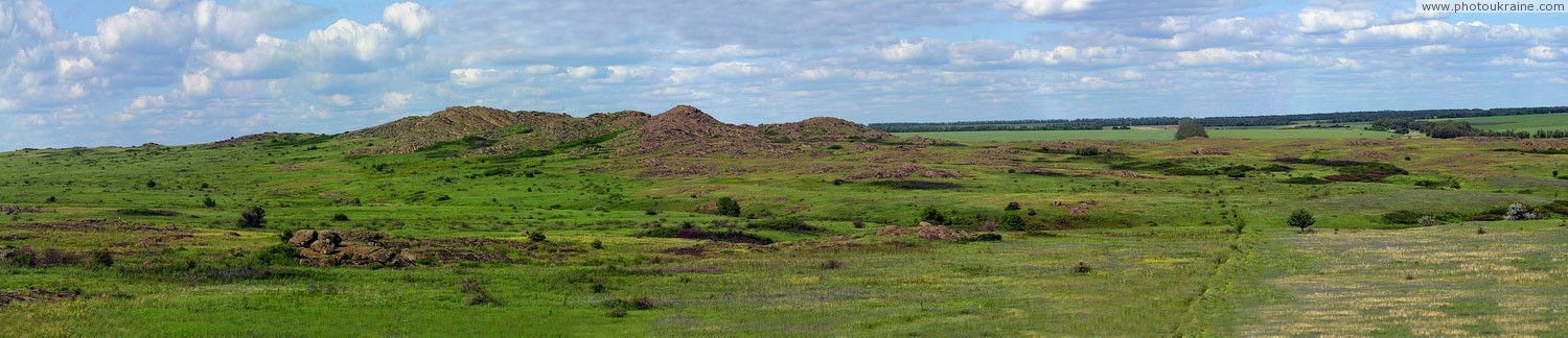 Kamiani Mohyly Reserve. Eternal ridge Donetsk Region Ukraine photos