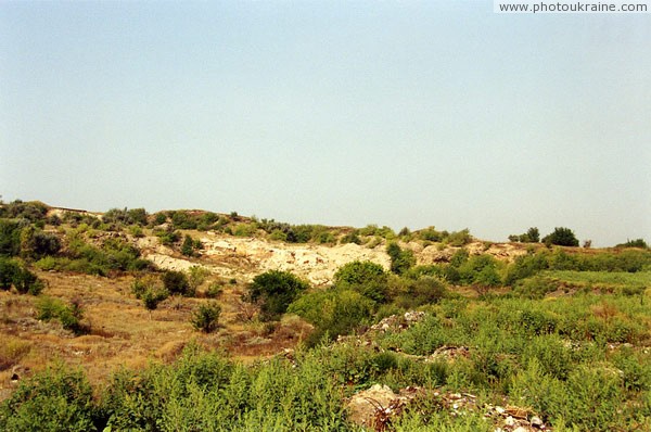 Novokaterynivka. Remains of carboxylic argillites Donetsk Region Ukraine photos