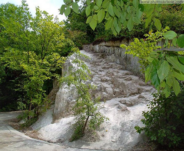 Park Sviati Gory. Cretaceous park trail Donetsk Region Ukraine photos