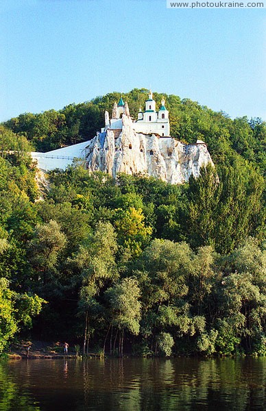 Sviatogirska lavra. Shrine of Siverskyi Donets Donetsk Region Ukraine photos