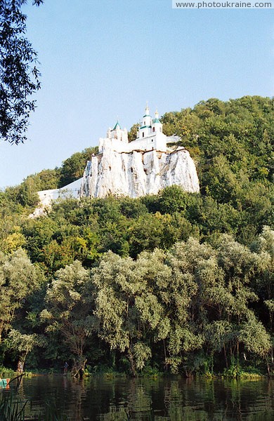 Sviatogirska lavra. Floating shrine Donetsk Region Ukraine photos