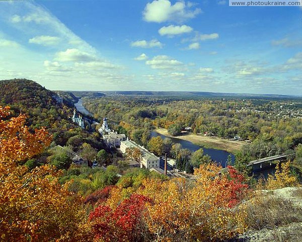 Sviatogirska lavra. Artem look at Monastery Donetsk Region Ukraine photos