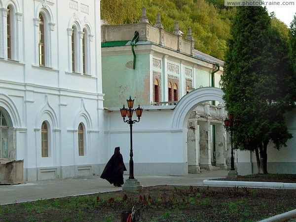 Sviatogirska lavra. In service Donetsk Region Ukraine photos