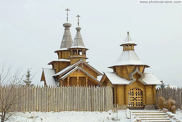 Sviatogirska lavra. Holy Spirit skit Donetsk Region Ukraine photos