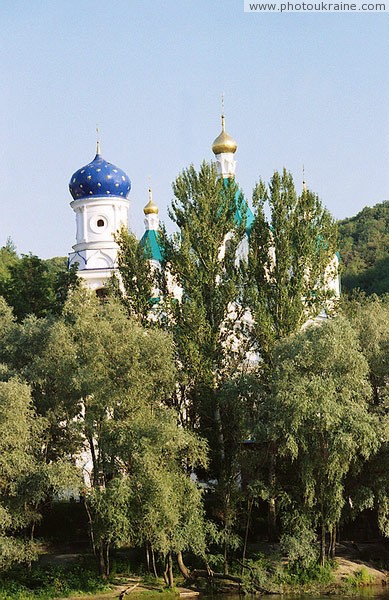 Sviatogirska lavra. Lavra temples Donetsk Region Ukraine photos