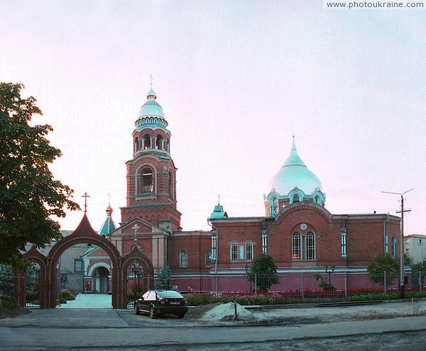 Славянск. Восточный фасад собора Александра Невского Донецкая область Фото Украины