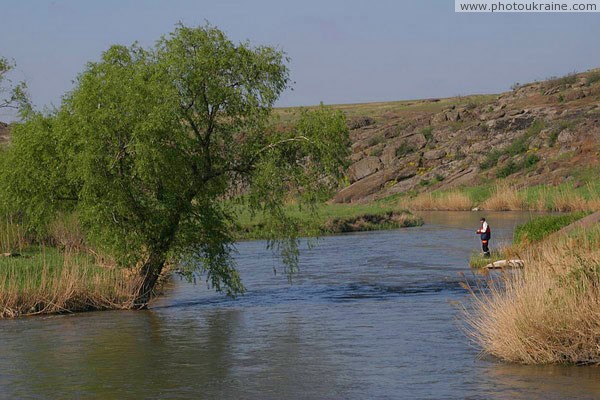 Starolaspa. Steppe fishing Donetsk Region Ukraine photos