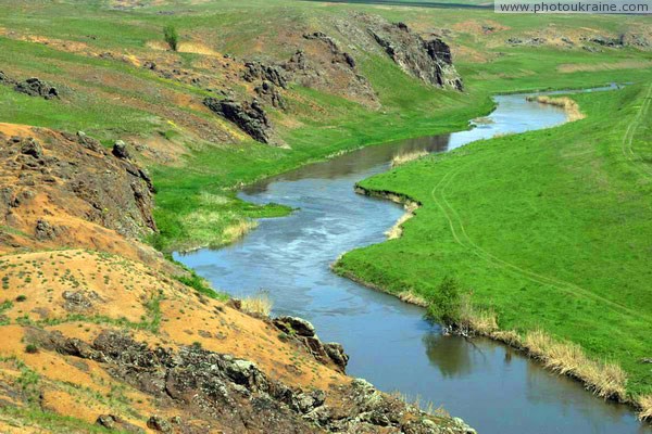 Starolaspa. River Kalmius Donetsk Region Ukraine photos