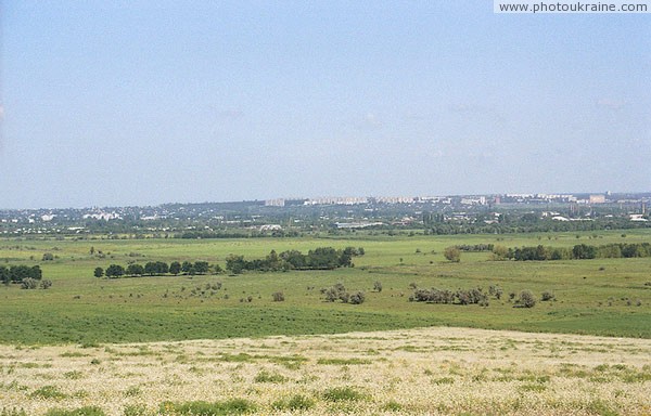 View from highway Sloviansk  Kramatorsk on Yasnogirka Donetsk Region Ukraine photos