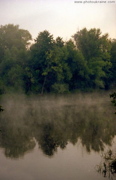 Morning on Ssverskyi Donets Donetsk Region Ukraine photos