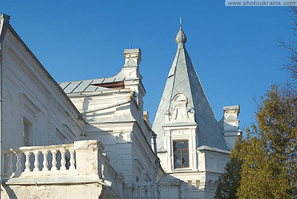 Андрушевка. Балкон и башня усадьбы Житомирская область Фото Украины