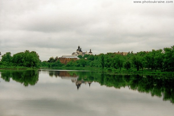 Berdychiv. Carmelite Monastery on river Zhytomyr Region Ukraine photos