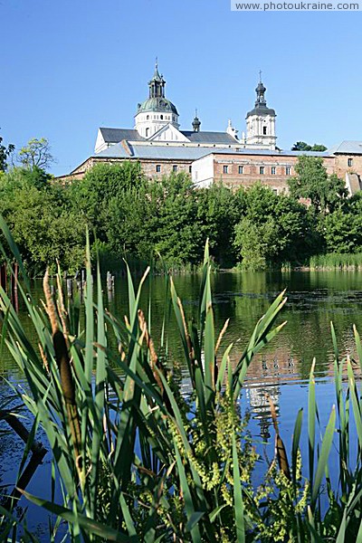 Berdychiv. Monastery on banks of Gnylopiat Zhytomyr Region Ukraine photos